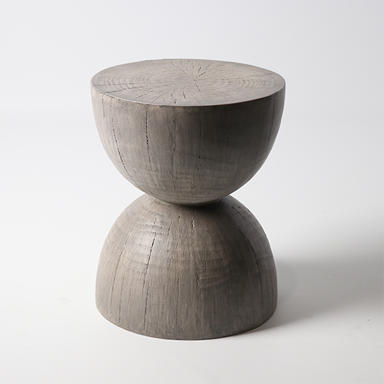 MGO Hourglass Stool - Grey